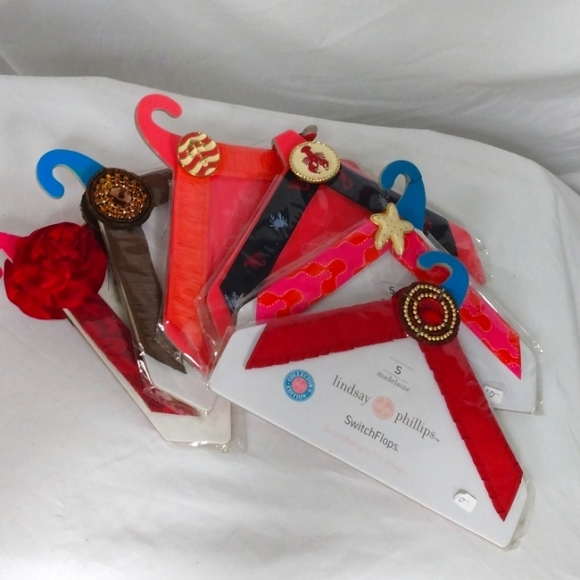Lindsay Phillips SwitchFlops Interchangeable Straps,6 pairs, NWT - Picture 1 of 10